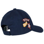 Boys Navy Blue Varsity Tiger Logo Cap, 1, hi-res